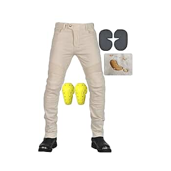 Amazon.com: Waterproof Motorcycle Pants Off-White Riding